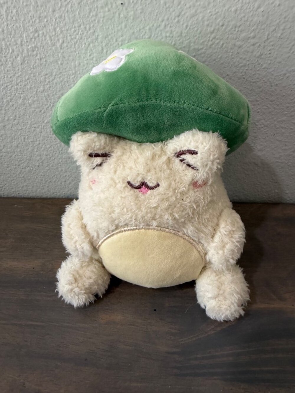 Plush Goals by Cuddle Barn Daisy Fields Toadstool Frog Plush Stuffed Animal 7"
